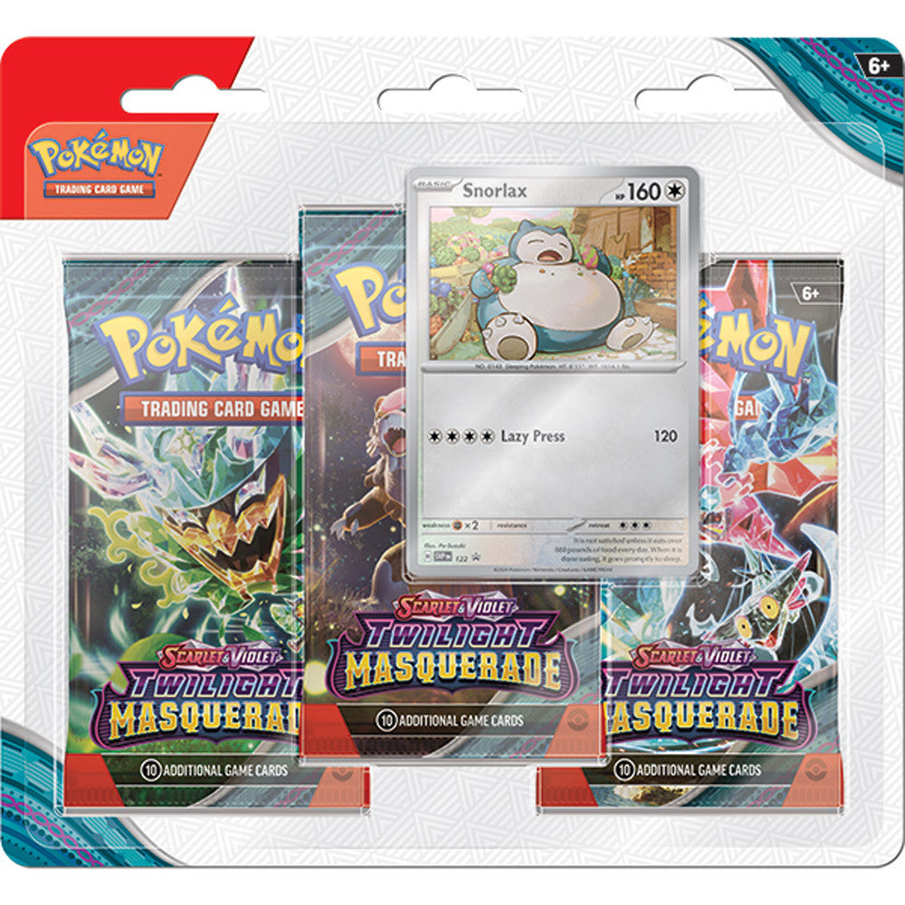 Pokemon - Scarlet and Violet - Twilight Masquerade - 3 Pack Blister
