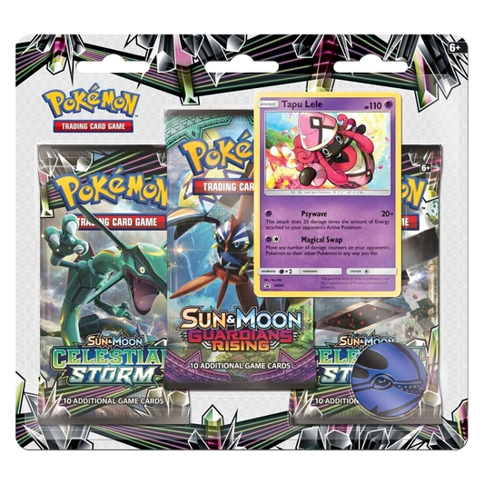 Pokemon - Sun and Moon - Celestial Storm - 3 Pack Blister