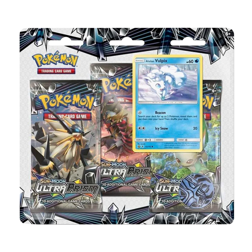 Pokémon - Sun & Moon - Ultra Prizm - 3 Pack Blister
