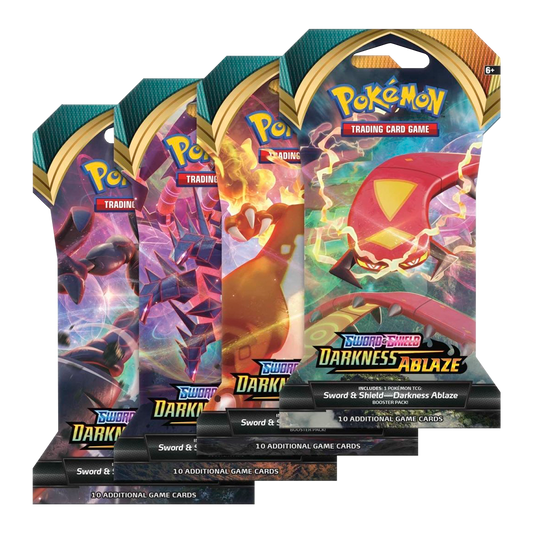 Pokémon - Sword & Shield - Darkness Ablaze - Sleeved Booster Pack - Styles May Vary