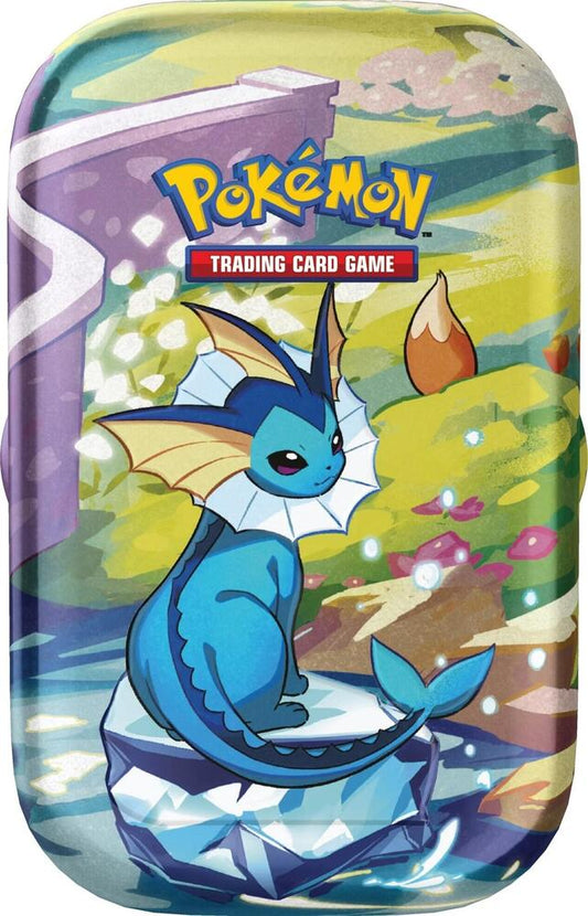 Pokemon - Scarlet & Violet - Prismatic Evolutions - Mini Tins (Vaporeon)