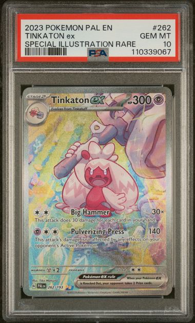 Pokemon - Paldea Evolved - Tinkaton ex SIR #262 - 2023 - PSA 10