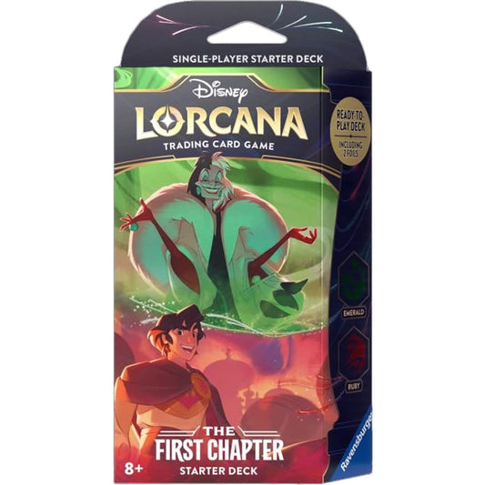 Ravensburger - Disney Lorcana - The First Chapter - Starter Deck - Emerald & Ruby