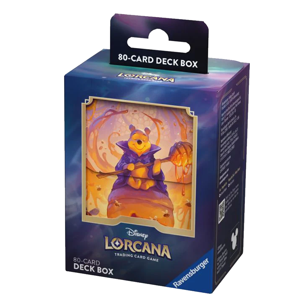 Ravensburger - Disney Lorcana - Azurite Sea - Deck Box - Pooh - Hunny Wizard