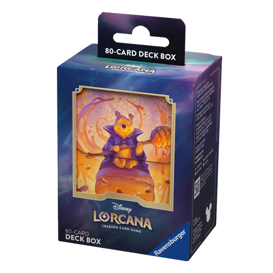 Ravensburger - Disney Lorcana - Azurite Sea - Deck Box - Pooh - Hunny Wizard