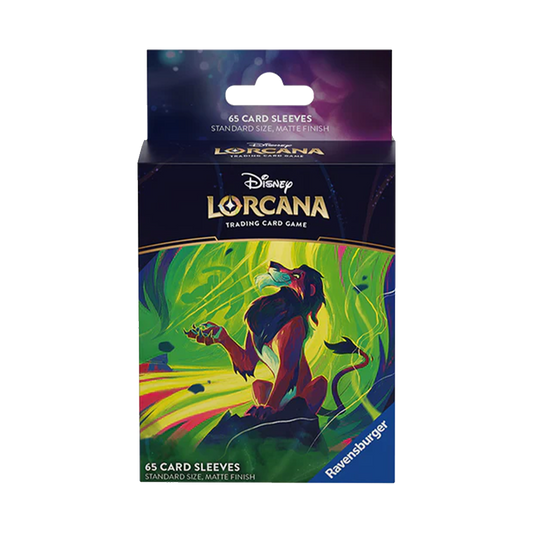 Ravensburger - Disney Lorcana - Azurite Sea - Sleeves - Scar, Vengeful Lion