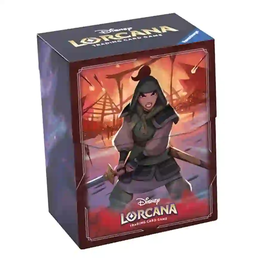 Ravensburger - Disney Lorcana - Rise Of The Floodborn - Deck Box - Mulan - Soldier In Training