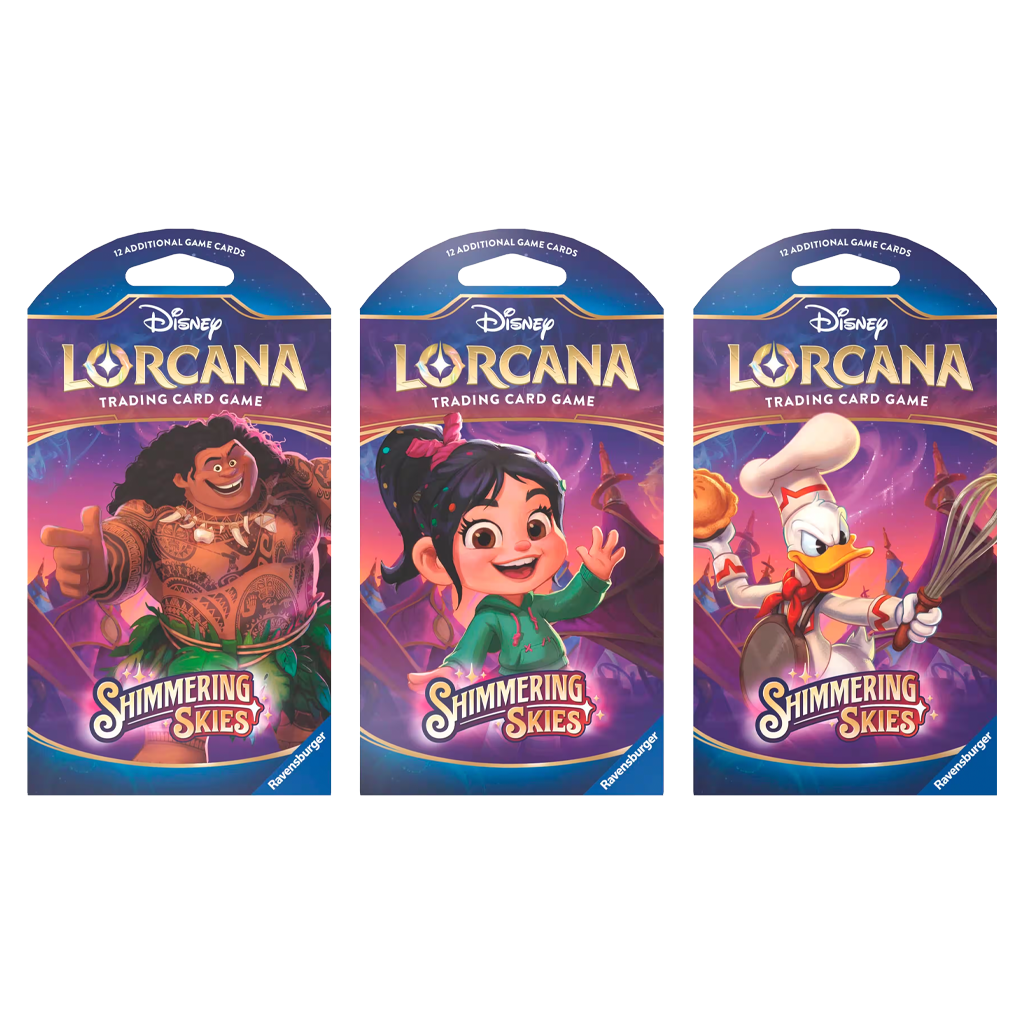 Ravensburger - Disney Lorcana - Shimmering Skies - Sleeved Booster Pack