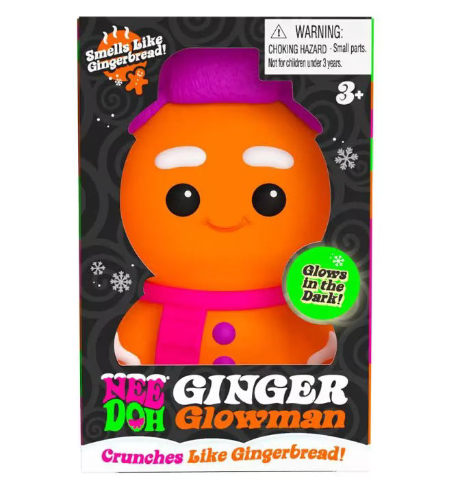 NeeDoh - Squishmas - Ginger Glowman - Sensory Toy