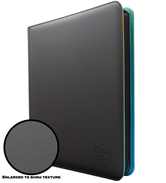 FCBC - Top Loader Binder - Black w/ Rainbow