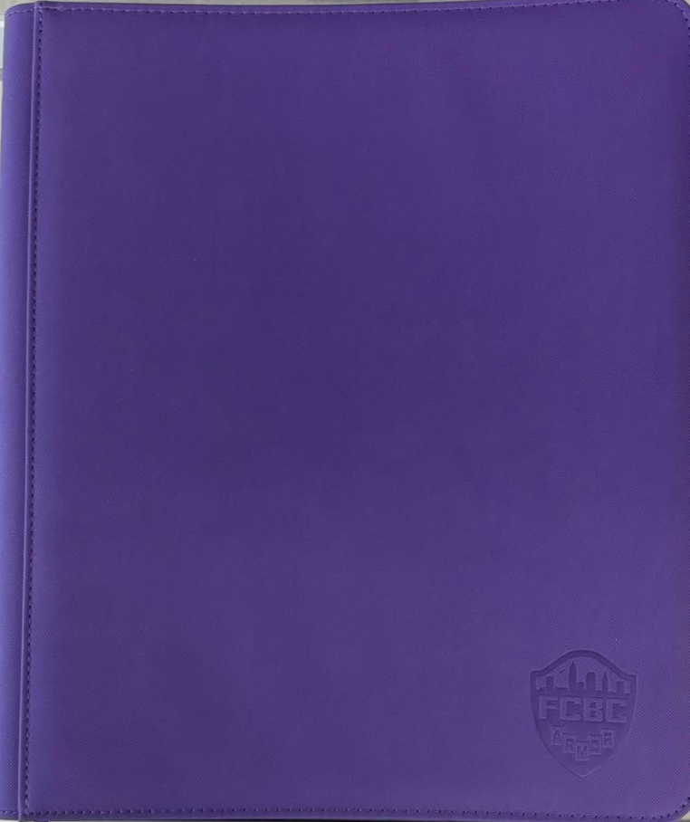 FCBC - 4 Pocket Binder - Top Loader - Purple