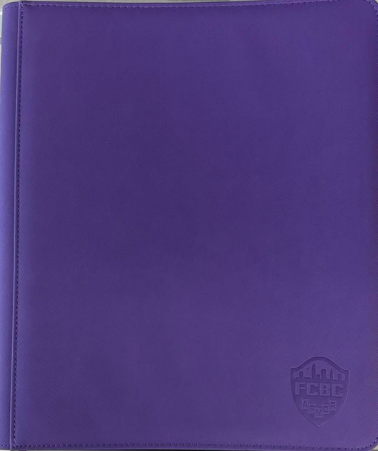 FCBC - 4 Pocket Binder - Top Loader - Purple