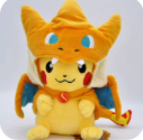 Pokemon - Pikachu - Cosplay Mega Charizard Y - Plushie