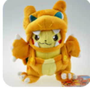 Pokemon - Pikachu - Cosplay Charizard - Plushie
