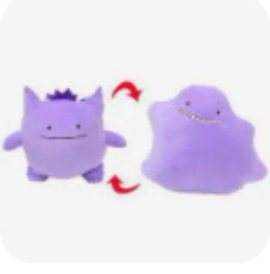 Pokemon - Ditto Gengar - Reversible - Plushie