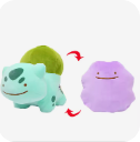 Pokemon - Ditto Bulbasaur - Reversible - Plushie