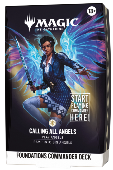 Magic The Gathering - Calling all Angels - Foundations Commander Deck