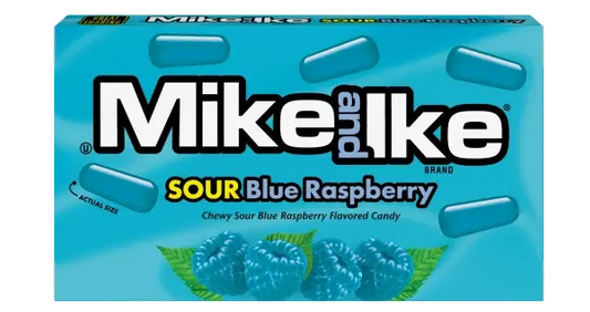 Mike and Ike - Sour Blue Raspberry Chewy Candy (.78oz)