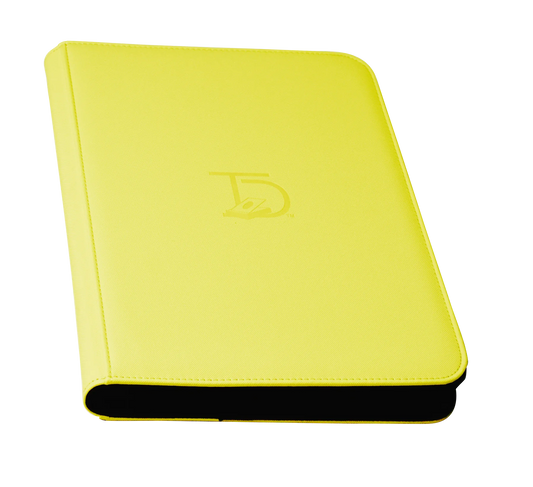 Top Deck - 9 Pocket Zipper Binder - 500 Card - Yellow