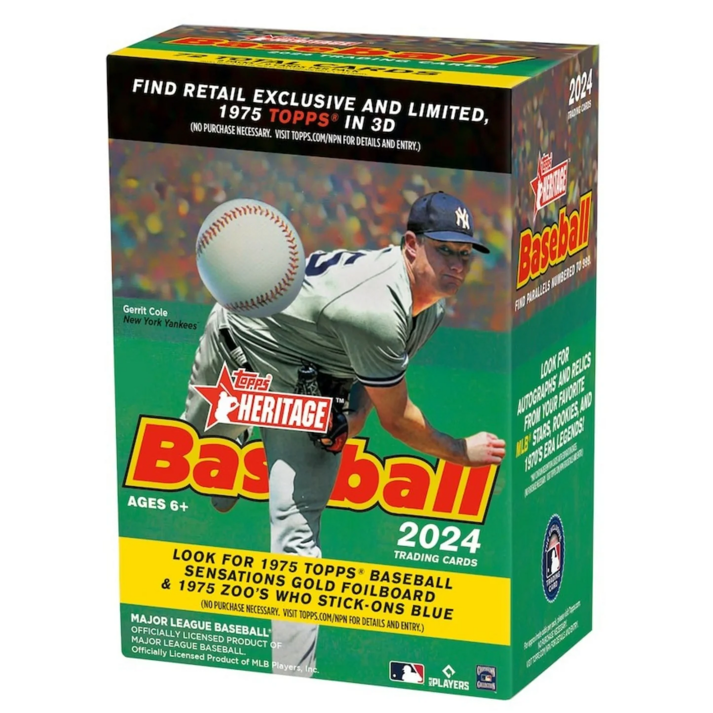 Topps Baseball Heritage Blaster Box 2024 CARDPOPUSA