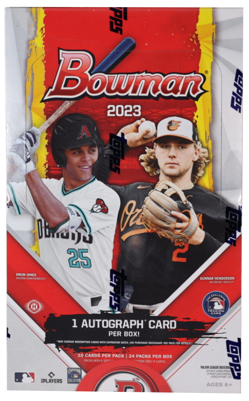 Topps Bowman MLB Hobby Box 2023 CARDPOPUSA