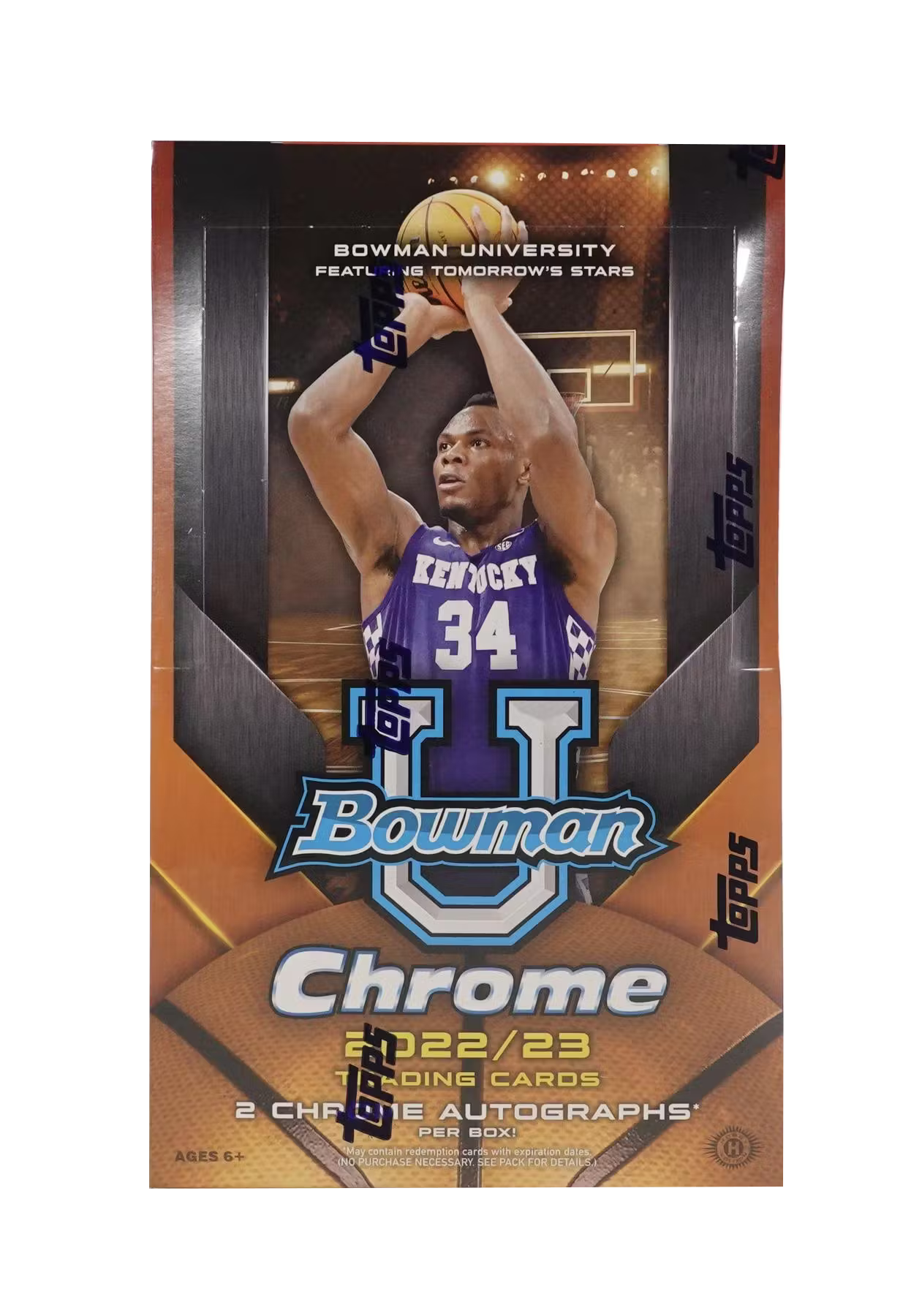 Topps - Bowman Chrome - Basketball Hobby Box - University 2022