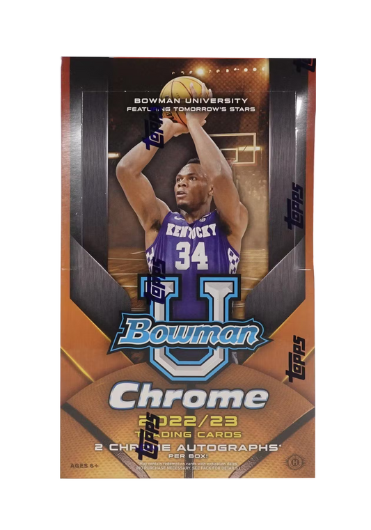 Topps - Bowman Chrome - Basketball Hobby Box - University 2022