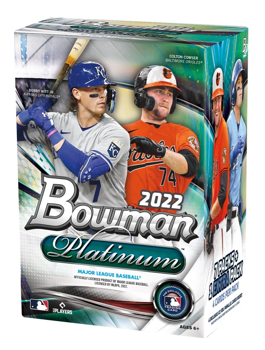 Topps Bowman Platinum Baseball Blaster Box 2022 CARDPOPUSA