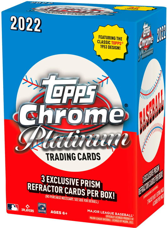 Topps - Chrome Platinum Anniversary - Baseball Blaster Box 2022