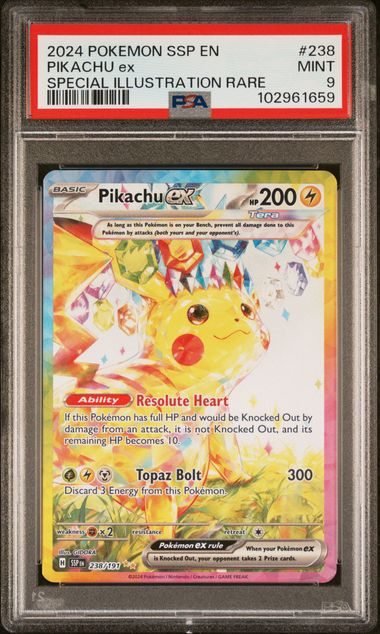 PSA 9 MINT - 2024 - Pokemon - Surging Sparks - SIR