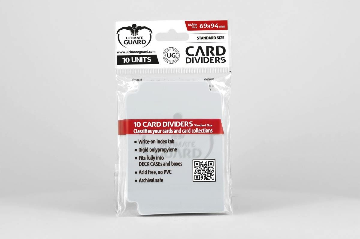Ultimate Guard - Trading Card Dividers - Standard Size - Translucent