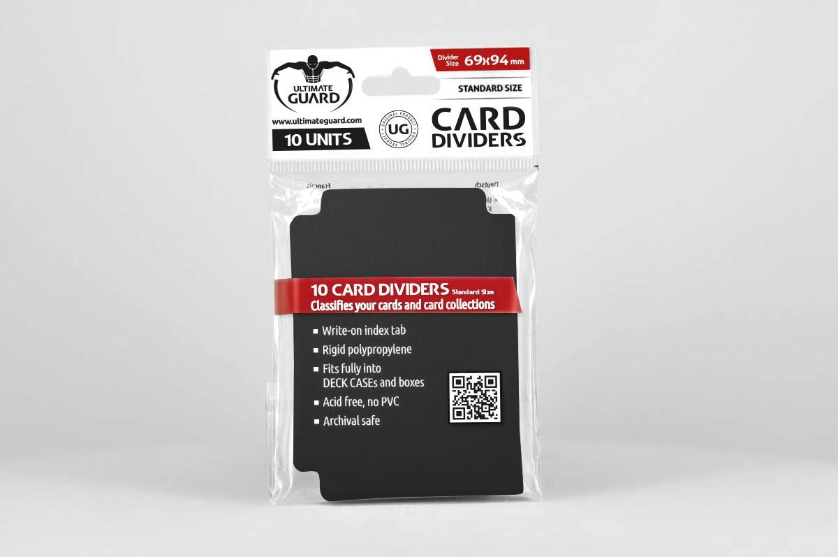 Ultimate Guard - Trading Card Dividers - Standard Size - Black
