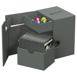 Ultimate Guard - Flip 'n' Tray - 133+ Deck Case - Monocolor Grey