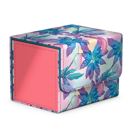 Ultimate Guard - Deck Case - Sidewinder - 100+ Xenoskin - 2024 Exclusive - Floral Places - Miami Pink