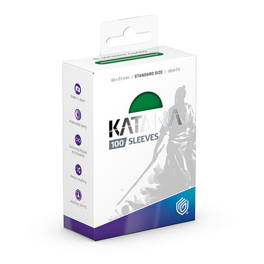 Ultimate Guard - Katana - 100 Sleeves - Standard Size - Jade Garden (Bright Green)