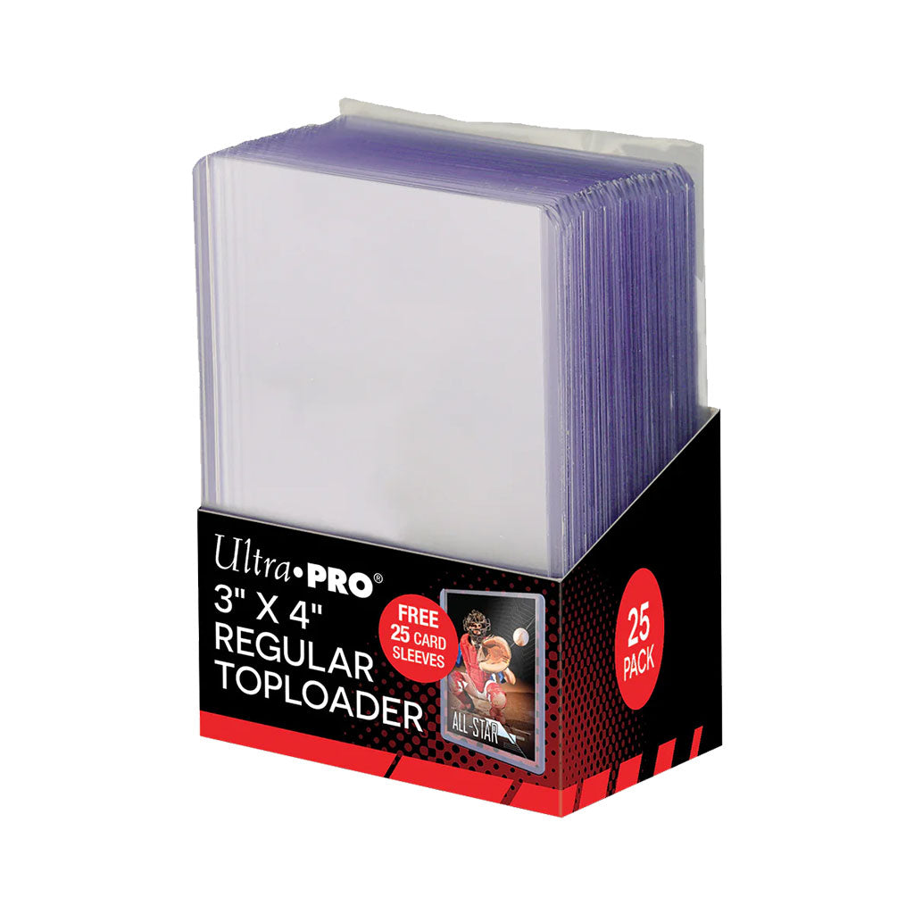 Ultra Pro - 3"x4" Top Loaders & Soft Sleeve 25CT Pack