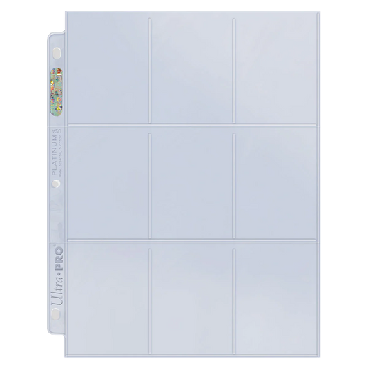 Ultra-Pro - Platinum Series 9-Pocket Pages (SINGLE PAGE)