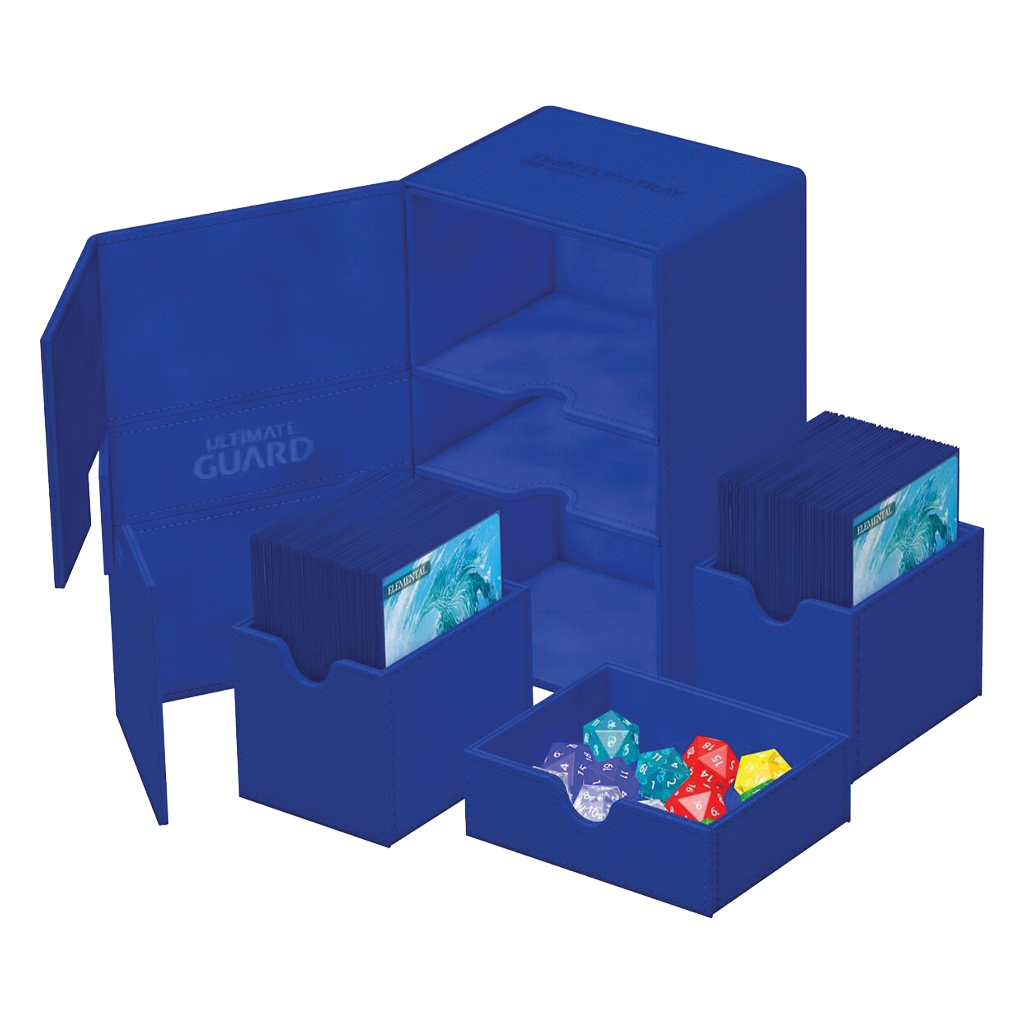 Ultimate Guard - Deck Case - Twin Flip N Tray - XENOSKIN Blue