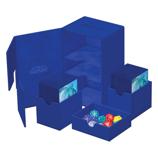 Ultimate Guard - Deck Case - Twin Flip N Tray - XENOSKIN Blue