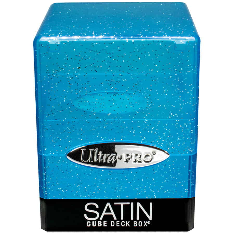 Ultra Pro - Deck Box - Satin Cube - Glitter Blue