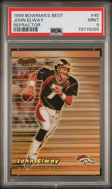 Topps - Bowman's Best - John Elway Refractor - 1999