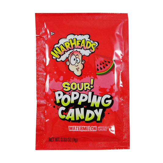 Warheads - Watermelon Sour Popping Candy Pouch (0.33oz)