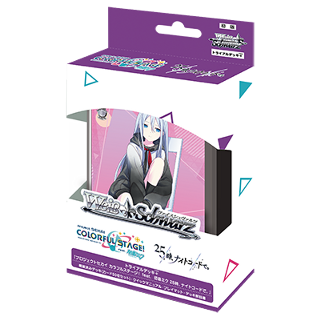Weiss Schwarz - Hatsune Miku Colorful Stage - Nightcord at 25:00 - Trial Deck