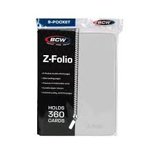 BCW -  Z-Folio 9 Pocket Binder (White)