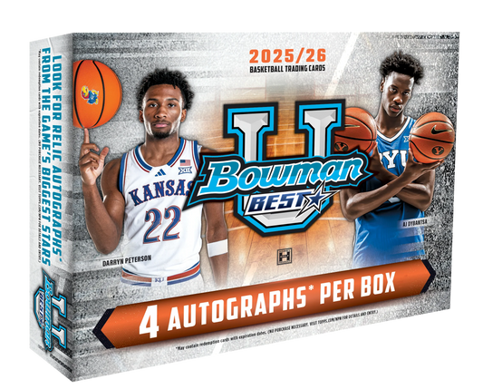 Topps - Bowman University Best - Basketball - 2025-26 - Hobby Box
