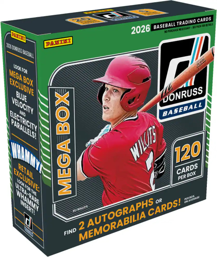 Panini - Donruss - MLB Baseball - 2026 - Mega Box