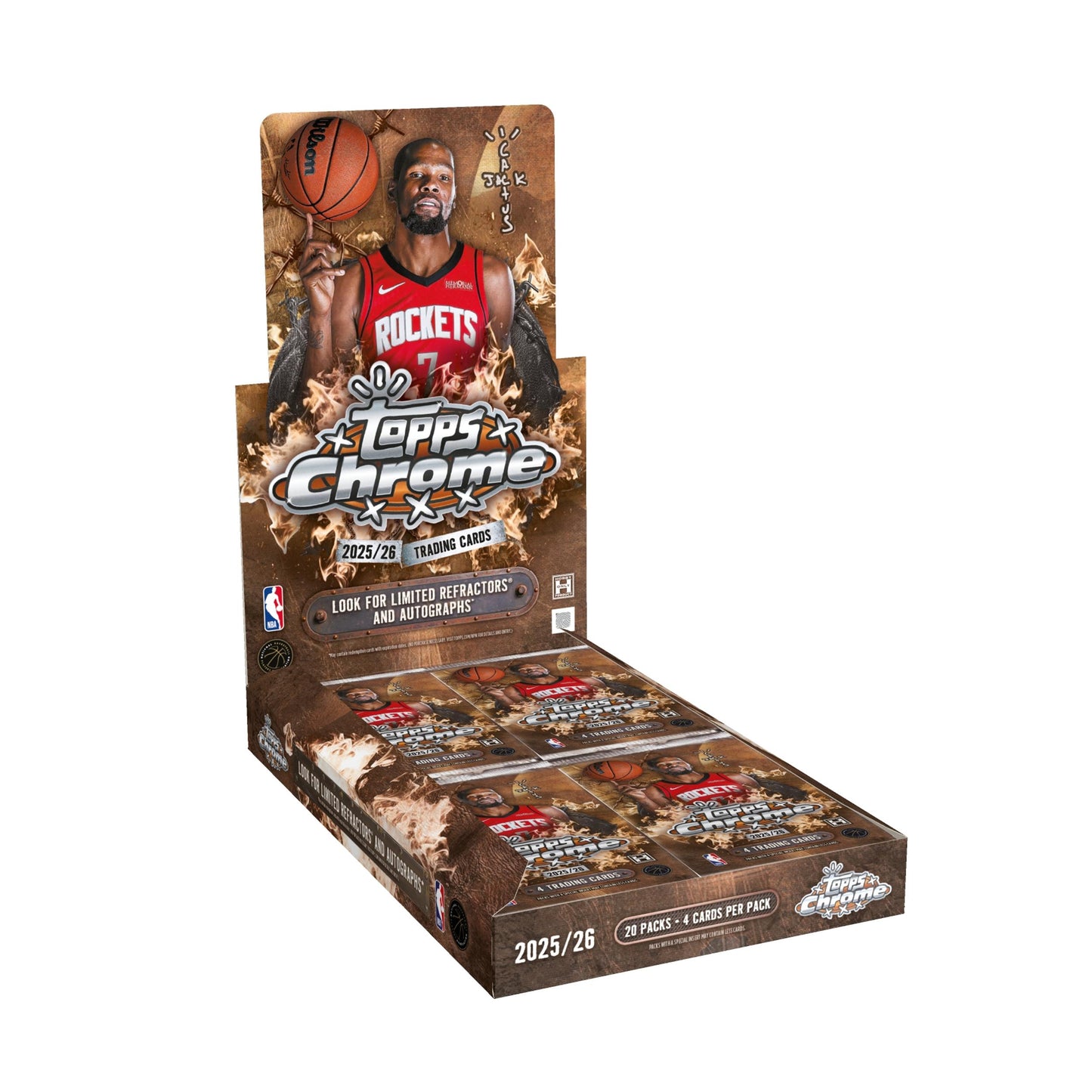 Topps - Cactus Jack Chrome - NBA Basketball - 2025/26 - Hobby Box