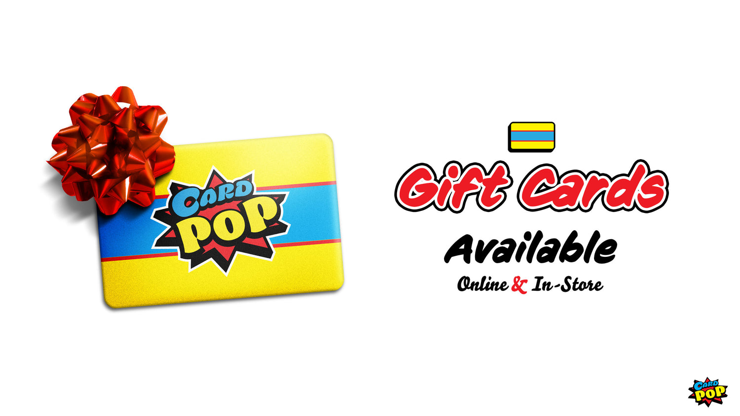 Card pop gift card image banner