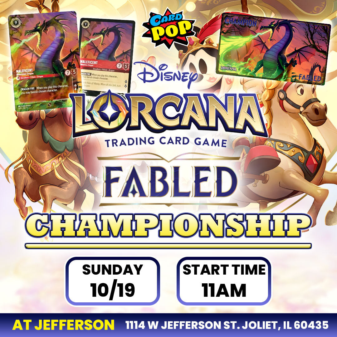 Card Pop - Lorcana - Fabled Set Championship - Game Night