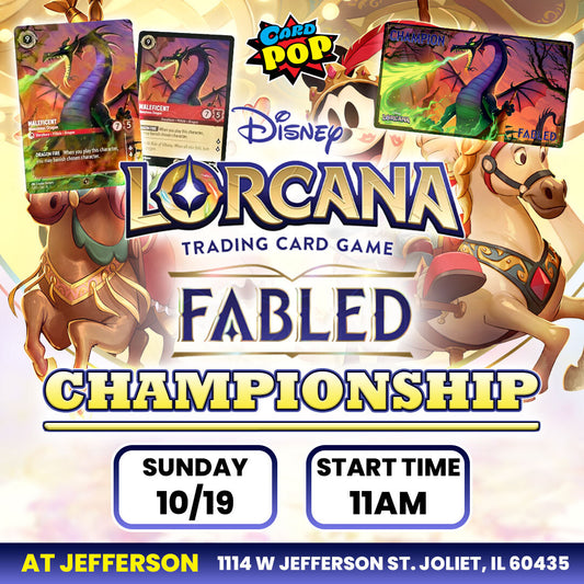 Card Pop - Lorcana - Fabled Set Championship - Game Night